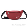 Fabrik PU wasserdichte Fanny Pack Crossbody Taillenbeutel